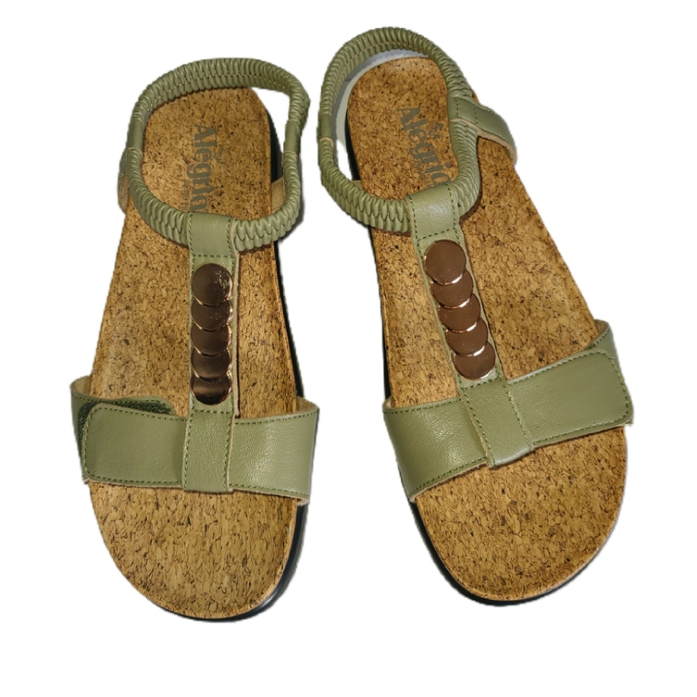 ALEGRIA by PG LITE HARLIE SAGE T STRAP SANDALS - Picture 3 of 8